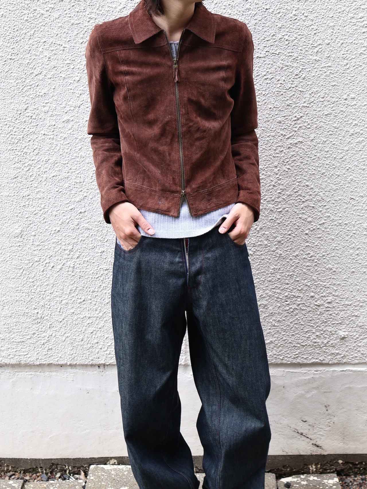 coloring suede leather jacket
