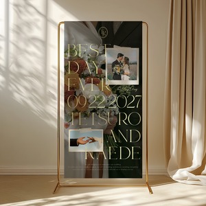 ウェディング タペストリー｜選べるサイズ3種｜写真｜結婚式　#08