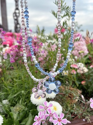 Spring flower necklace