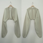 sweat bolero/beige