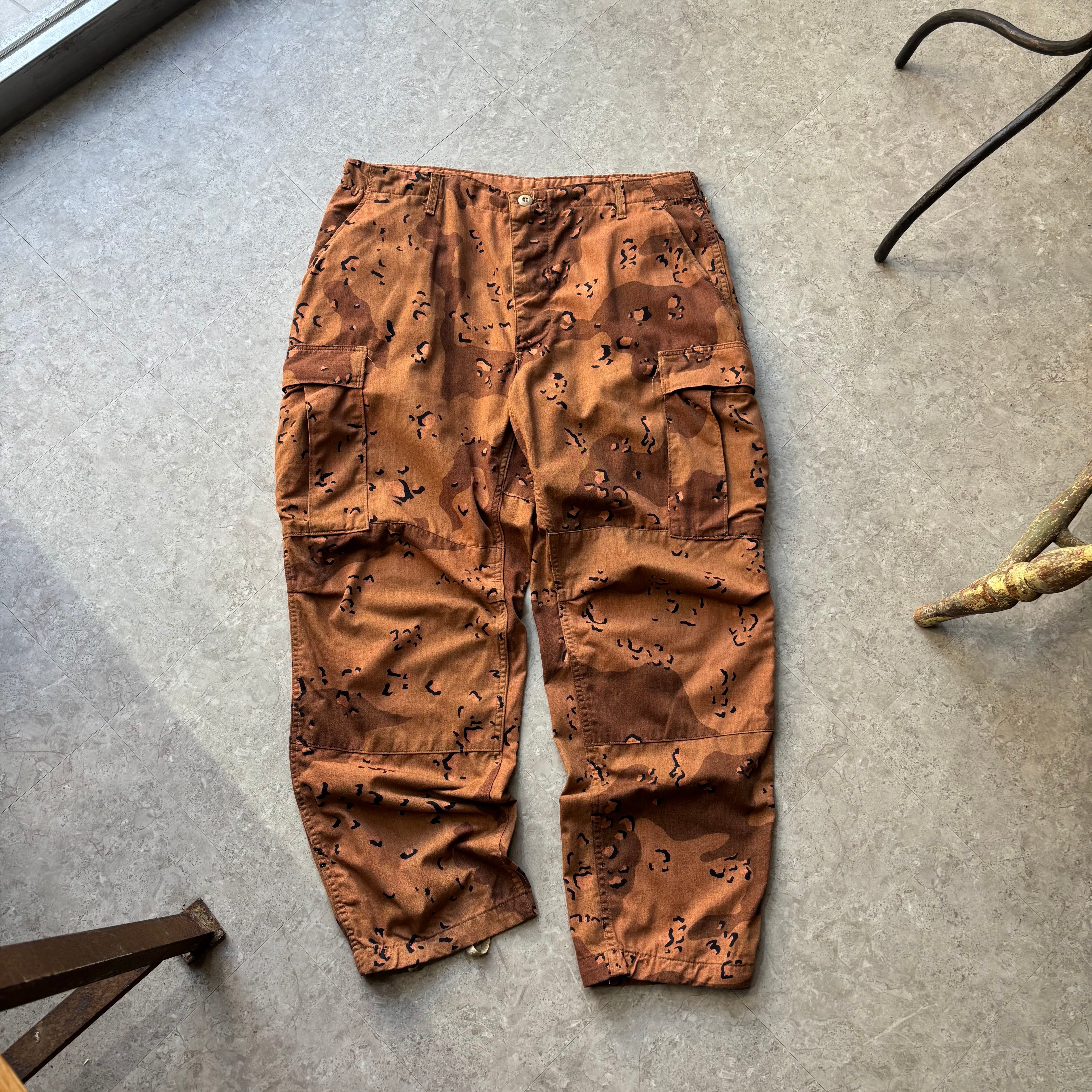 US ARMY Choco Chip Camouflage "Germent Dye" cargo pants ②【仙台店】