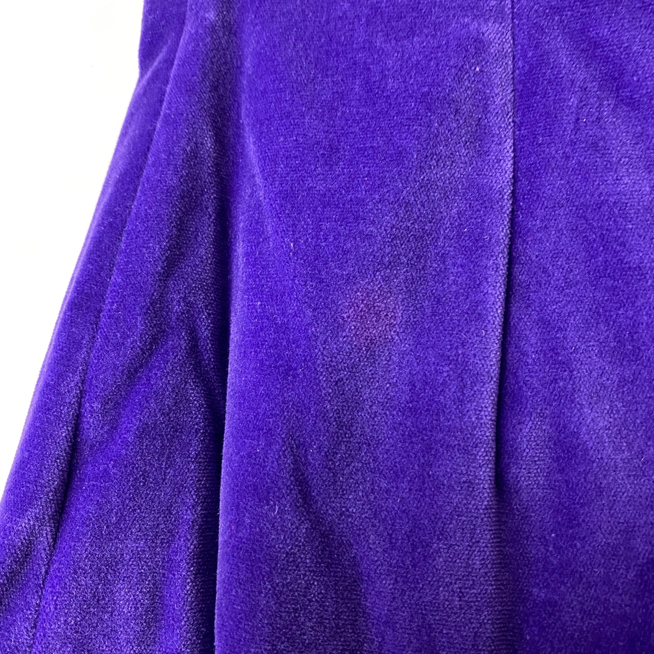 vintage GIANNI VERSACE purple velour stretch pants