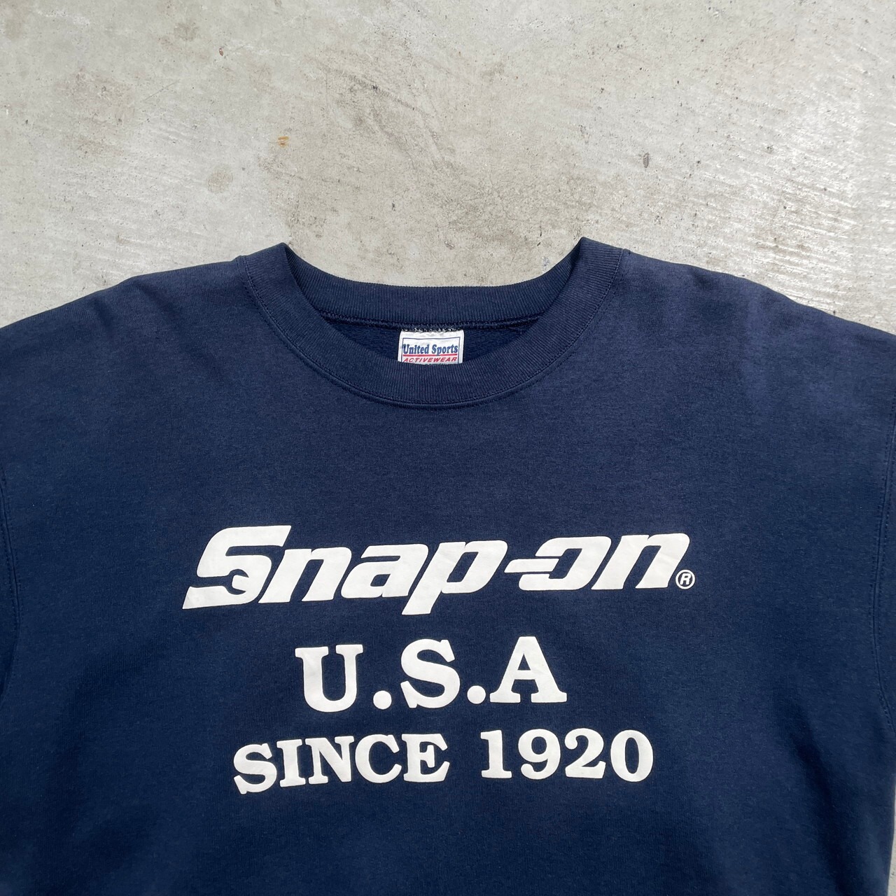 90年代 USA製 SNAP-ON スナップオン 企業ロゴスウェットシャツ メンズL 