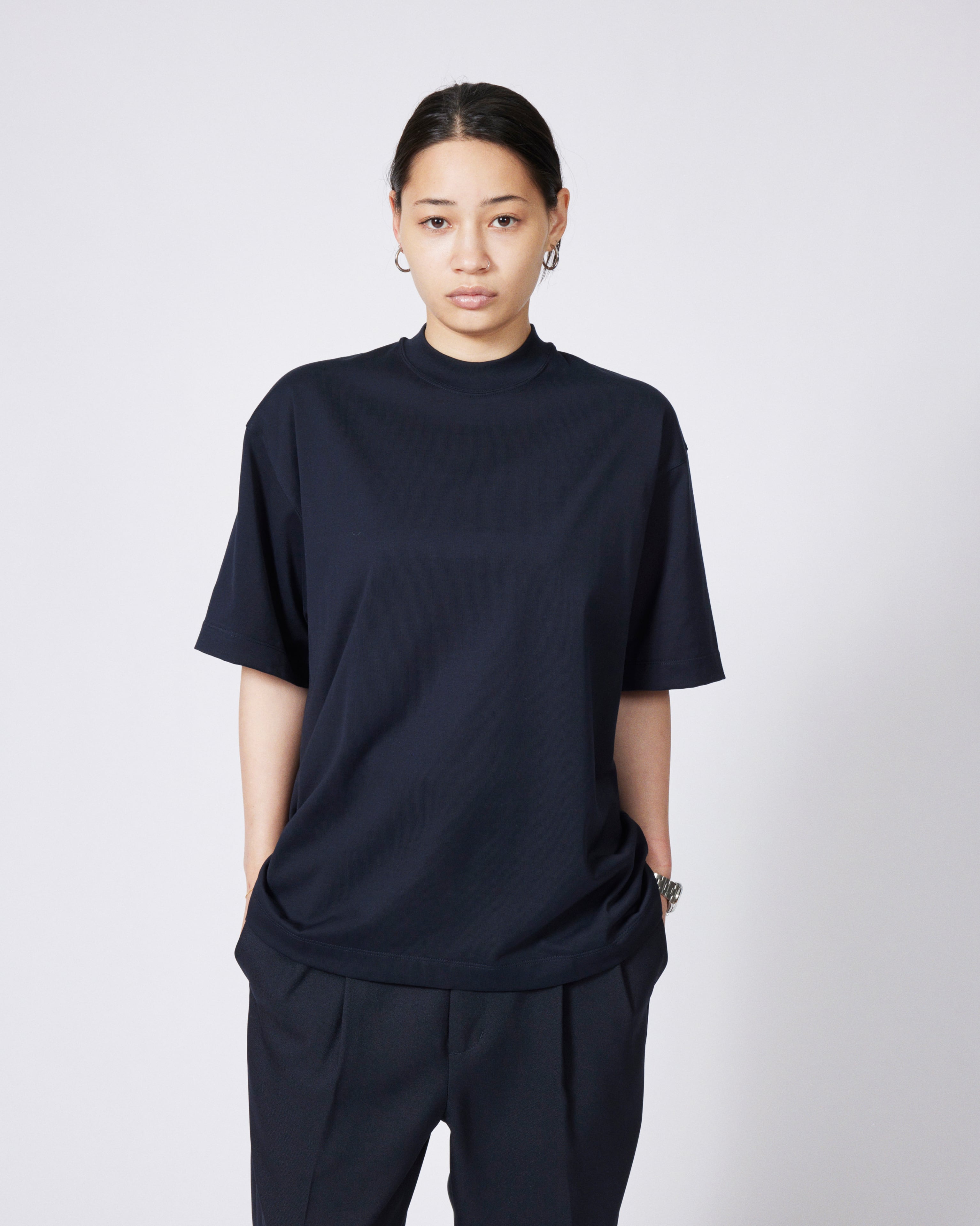 everyone カットソー Sサイズ everyone luxury cotton short sleeve tee shirt (NAVY) | everyone