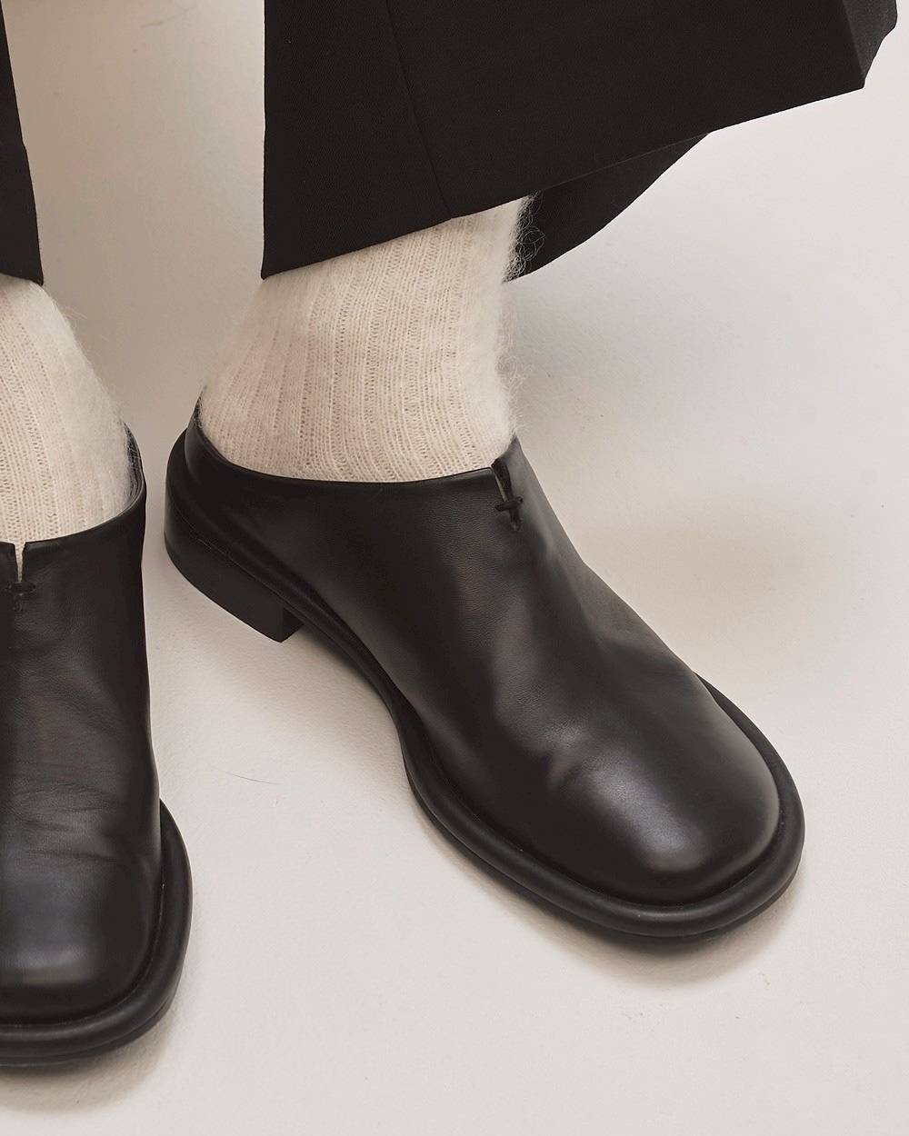 TODAYFUL(トゥデイフル) Slide Leather Shoes | サウスオレンジ