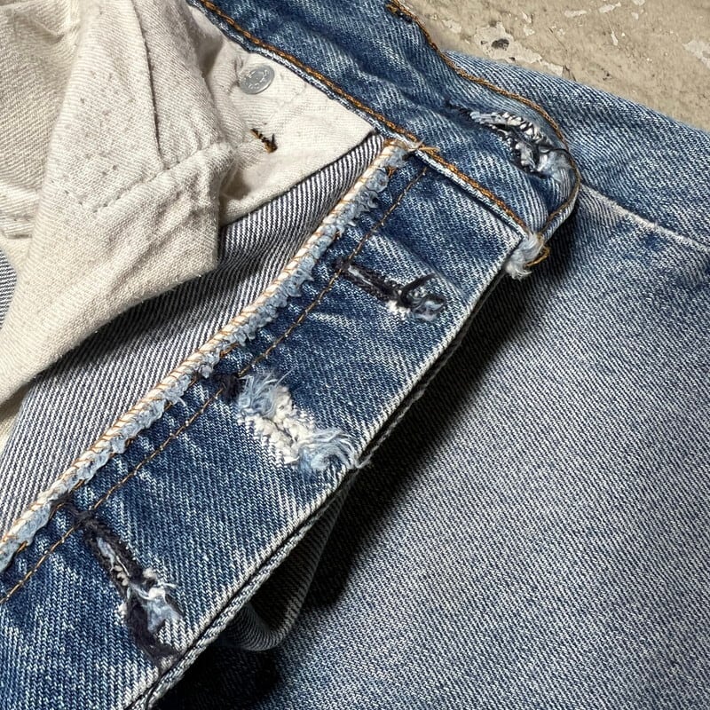 80's Levi's リーバイス 1501-0117 デニム 赤耳 Red Line 刻印524 縮率10％ 内股シングル ロングレングスモデル  実寸W33～34 USA製 希少 ヴィンテージ BA-2370 RM2789H | agito vintage powered by BASE