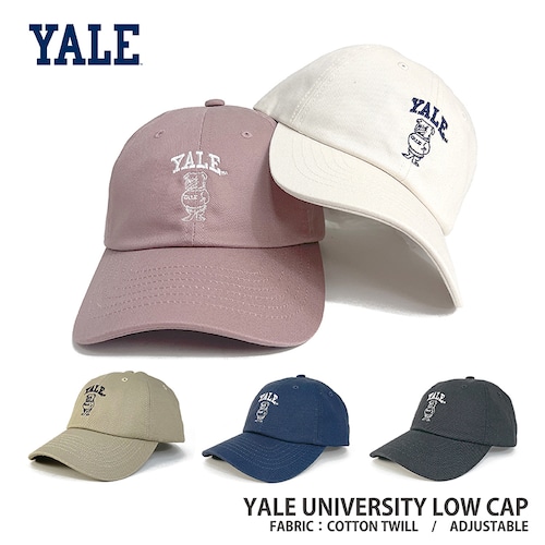 YALE / イエール大学 LOW CAP (YLAG-046) ローキャップ キャップ メンズ レディース カレッジ ロゴ アメカジ スポーツ アイビー リーグ ブランド