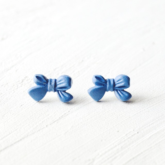 Petit Ribbon -Ash Blue-