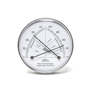 142.01 Comfortmeter　湿度計付き温度計 シルバー