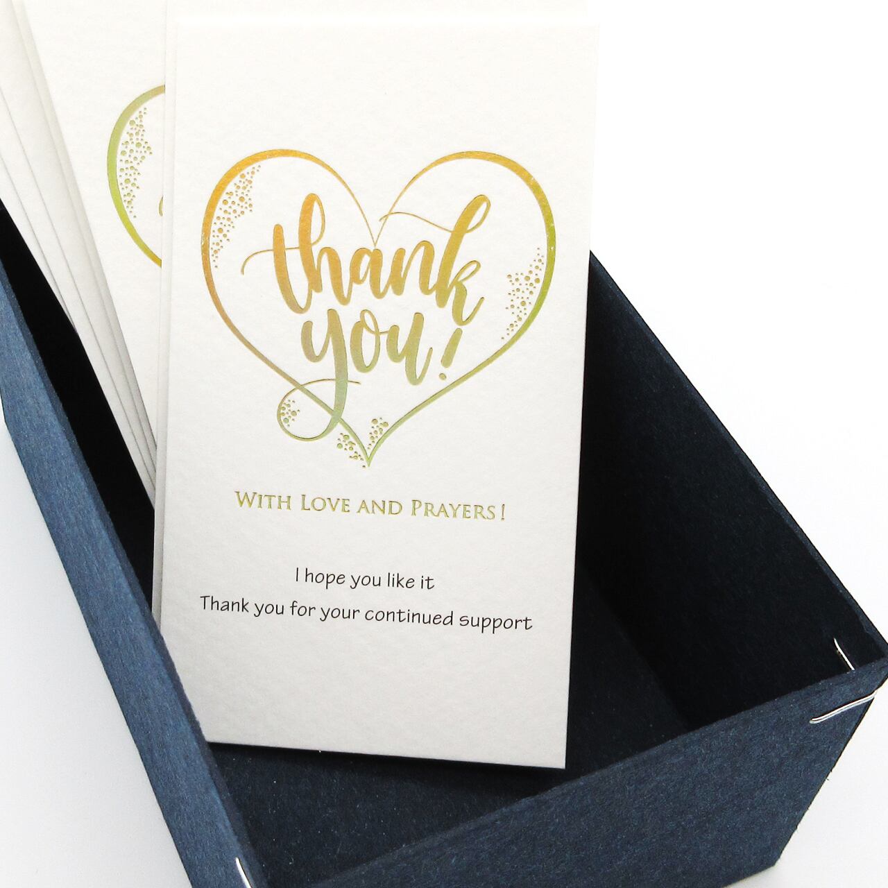 THANK YOU 箔押し カード(50枚)