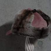 【gifthatオリジナル】コーデュロイ耳付きキャップ