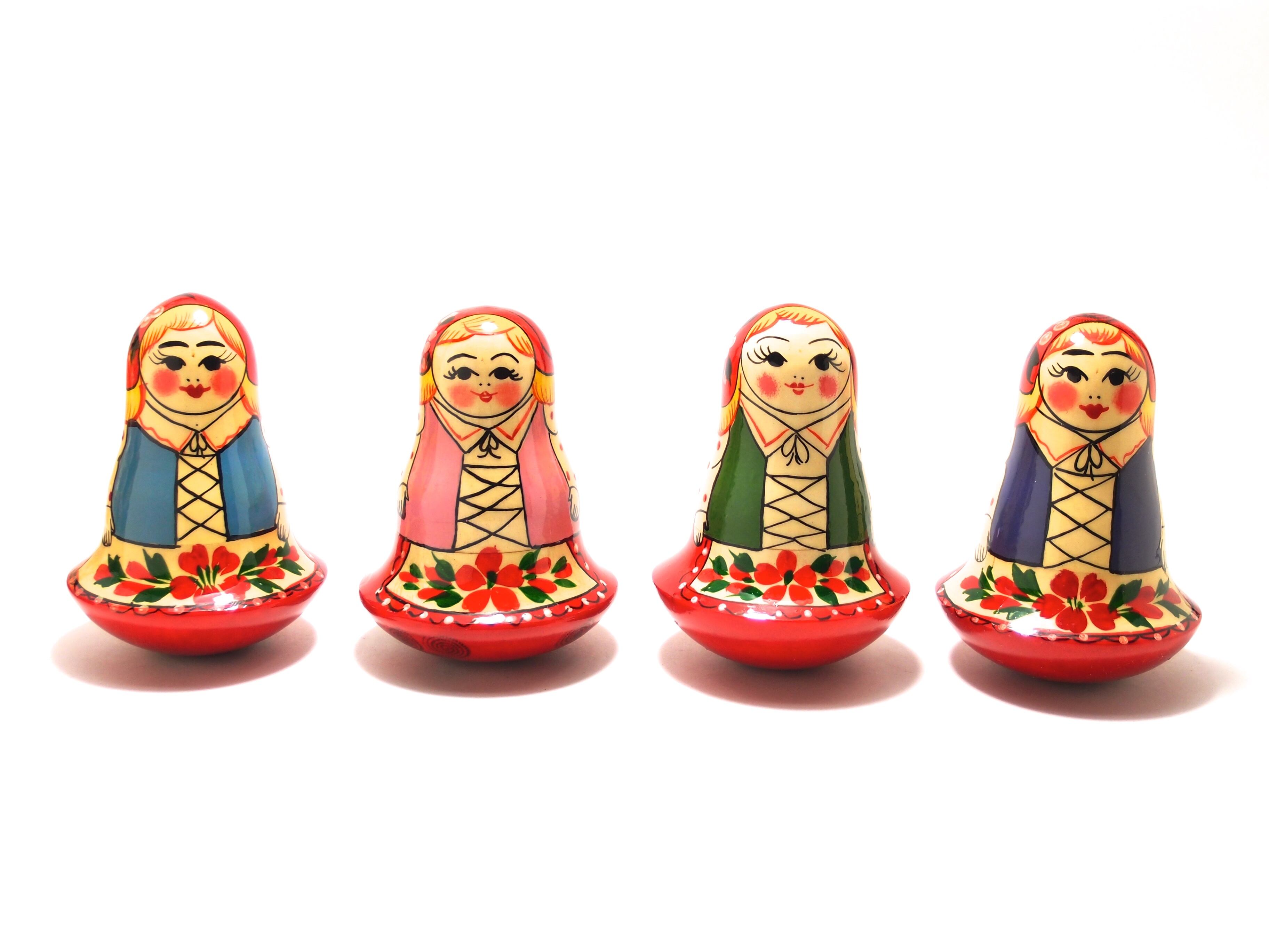 セミョーノフ産 マトリョーシカ おきあがりこぼし 「赤ずきん