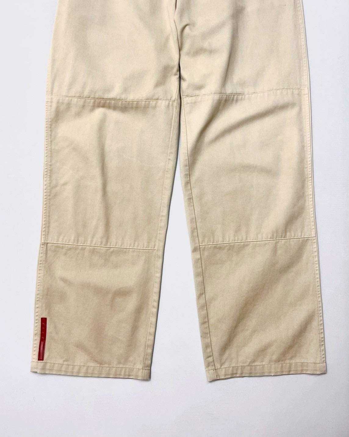 PRADA SPORT Double Knee Cotton Wide Trousers ITALY製 | VOLAR