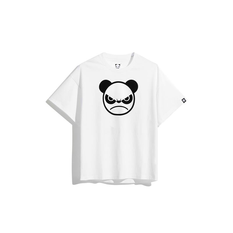 HIPANDA 】1610 男女兼用 フロッキー プリント Tシャツ UNISEX ANGRY
