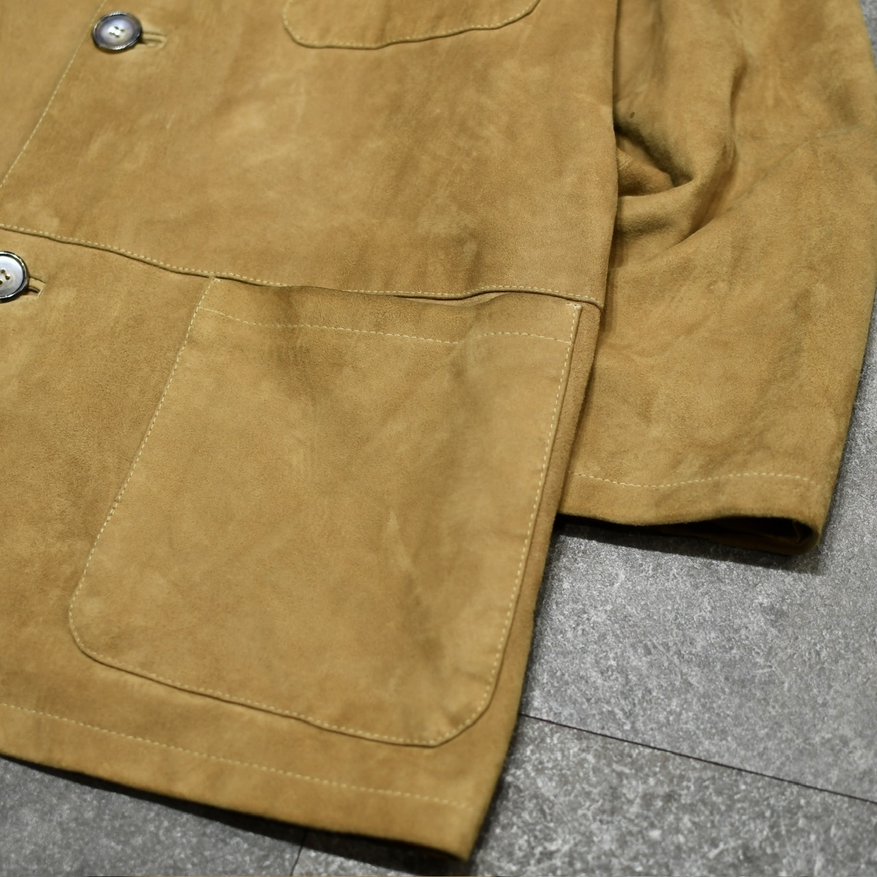 suede leather coverall
