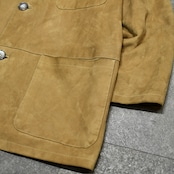 suede leather coverall