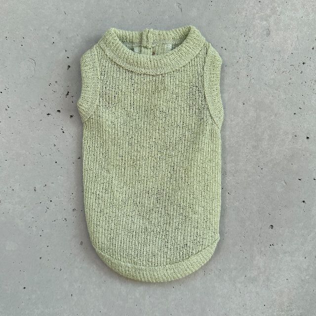 summer knit tank(green)