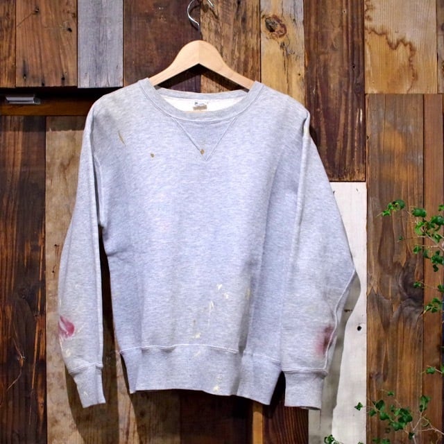 1950s PILGRIM Front V Vintage Sweat Shirt with Paint / ピルグリム スウェット