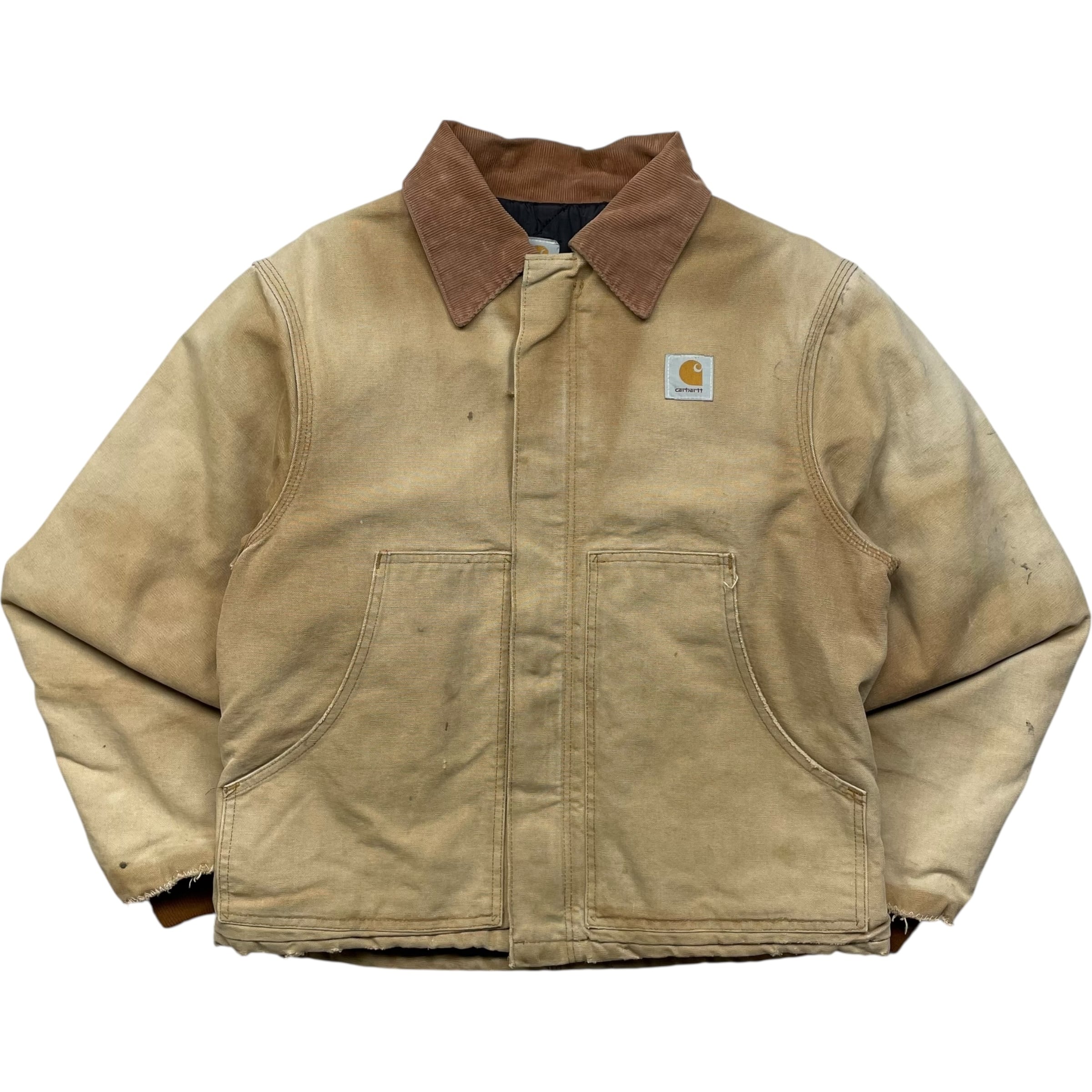 《42》 Carhartt カーハート トラディショナルジャケット ワークジャケット ブラウン USA製 no.9053