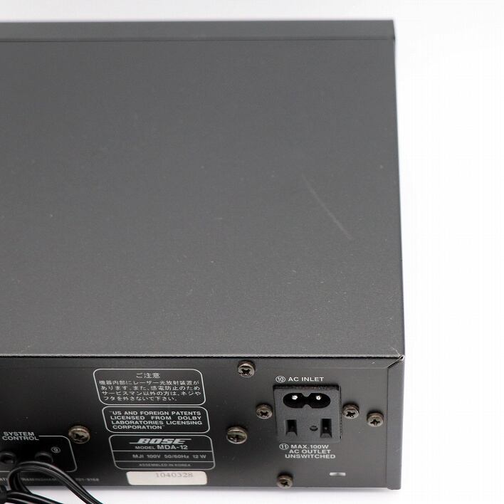 BOSE・MDレコーダー・MDA-12・No.200708-199・梱包サイズ60 BOSE・MDレコーダー・MDA-12・No.200708-199・梱包サイズ60