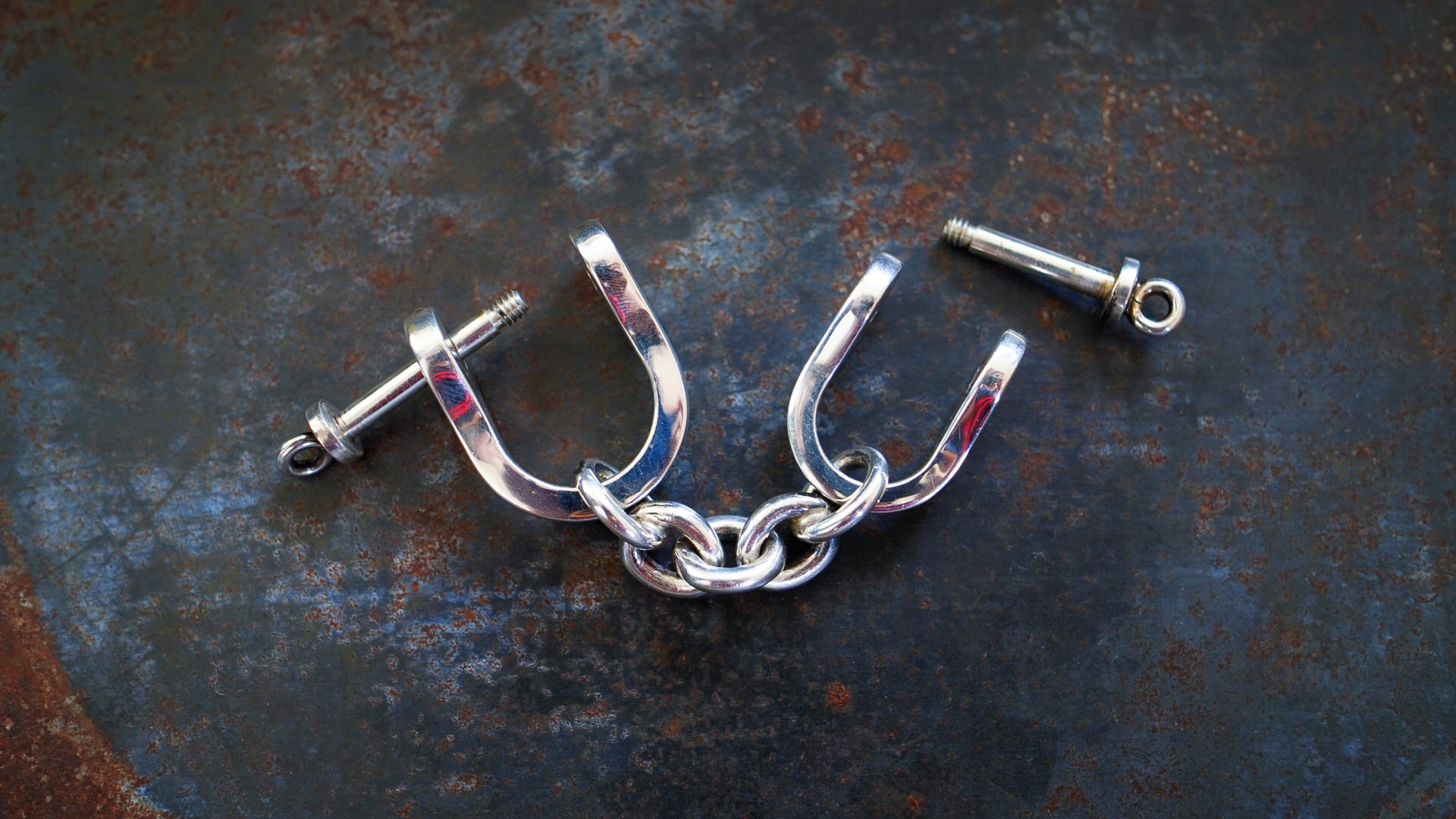 VINTAGE】TIFFANY&Co. ティファニー ダブル シャックル キーリング