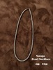 Navajo Pearl Necklace 丸型4㎜　長さ55㎝ ナバホ族　ナバホパールネックレス　