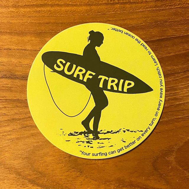 「Surf Trip」アウトドアステッカー