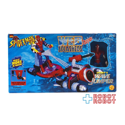 トイビズ スパイダーマン ウェブスプラッシャーDX スパイディー ウェーブジャンパー アクションフィギュア 1997 未開封