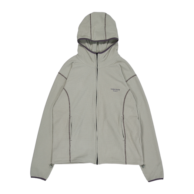 [UNDERMYCAR] Mu.164 Classic Logo Waffle Warm Hood Zip-Up Linen 正規品 韓国ブランド 韓国通販 韓国代行 韓国ファッション アンダーマイカー 日本 店舗