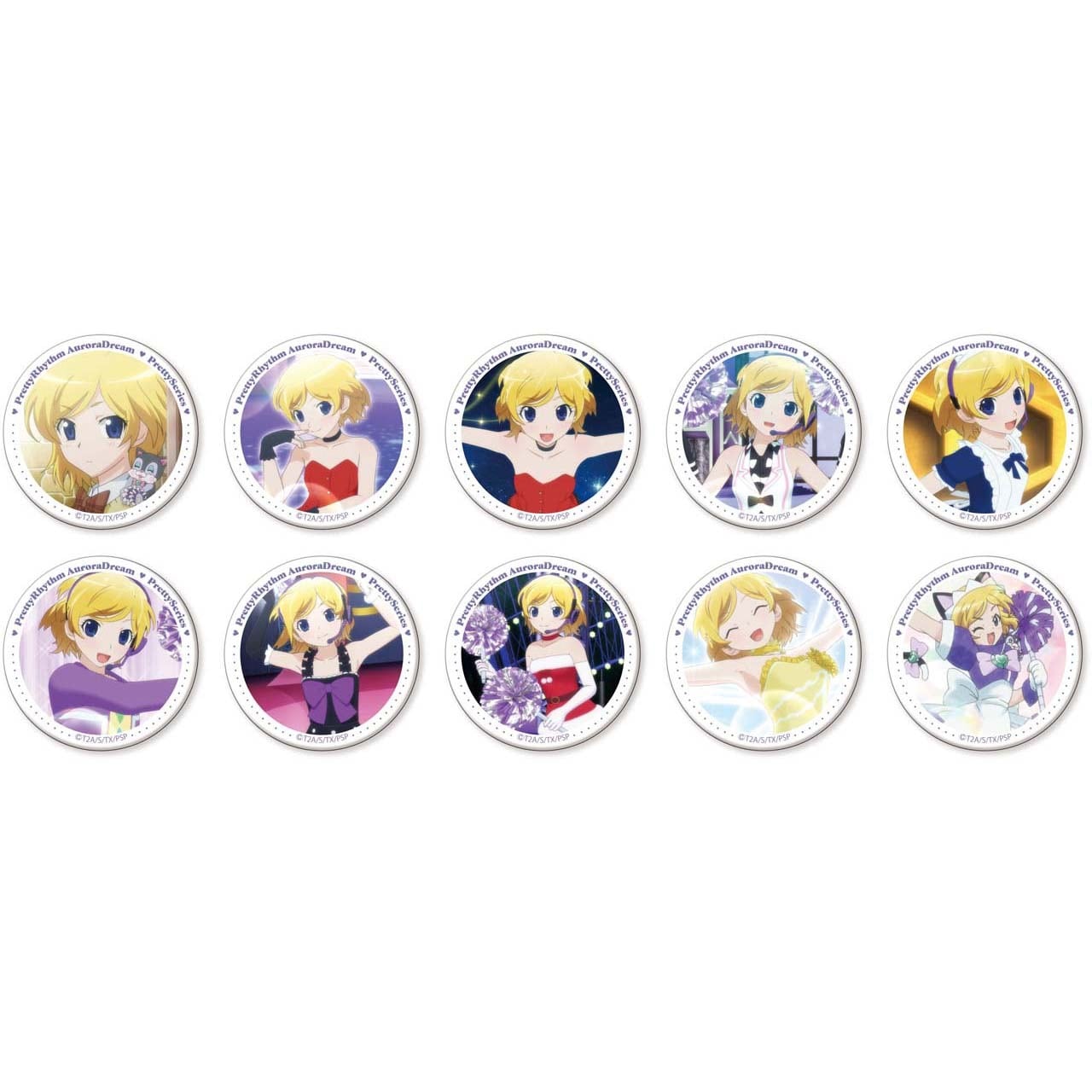 プリティーリズム あいらいっぱい！ 3 10缶バッジ コンプリートセット 10個セット】あいらいっぱい！3缶バッジ 全10種（トレーディング
