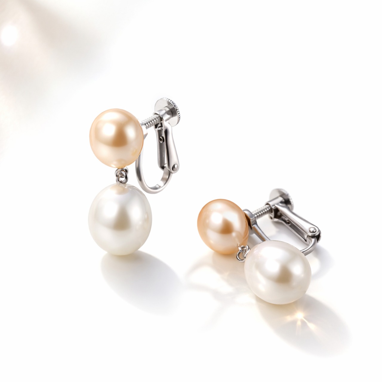 淡水バロック真珠 8.0mm シルバー イヤリング  上品 フォーマル 結婚式 入学式 卒業式 ギフト レディース