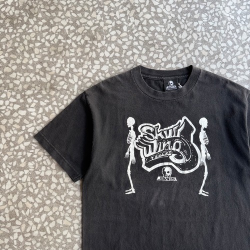 SKULL SKATE / 90-00’s SKULL WING Tee size 実寸L相当
