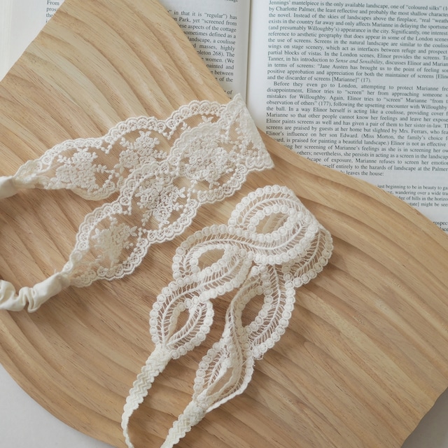 即納 anne shirley．lace hairband