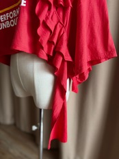 asymmetrical drape frill remake t-shirt-5279-6