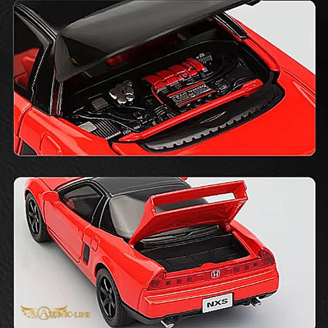 HONDA ホンダ NSX MOTIF 1/32 ミニカー 全4色 ライト点灯 エンジンサウンド 合金モデル 模型 スーパーカー