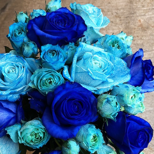 【Bouquet】Blue Rose Bouquet（Premium）