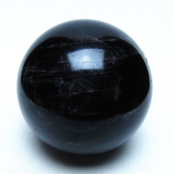 モリオン 黒水晶 丸玉 70mm 一点物 151-9475