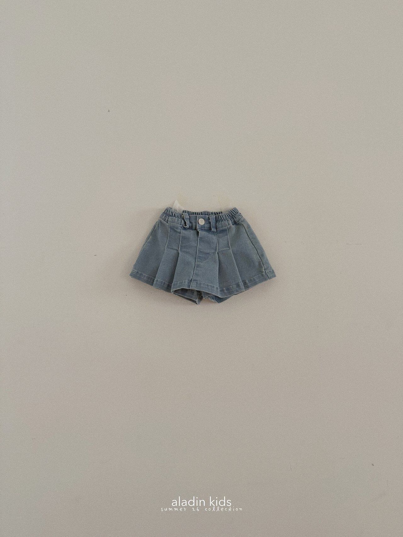 〘即納〙L size _ Aladin kids / Pleated Spandex Skirt