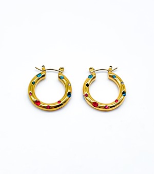 MULTI BIJOUX HOOP PIERCE ゴールド