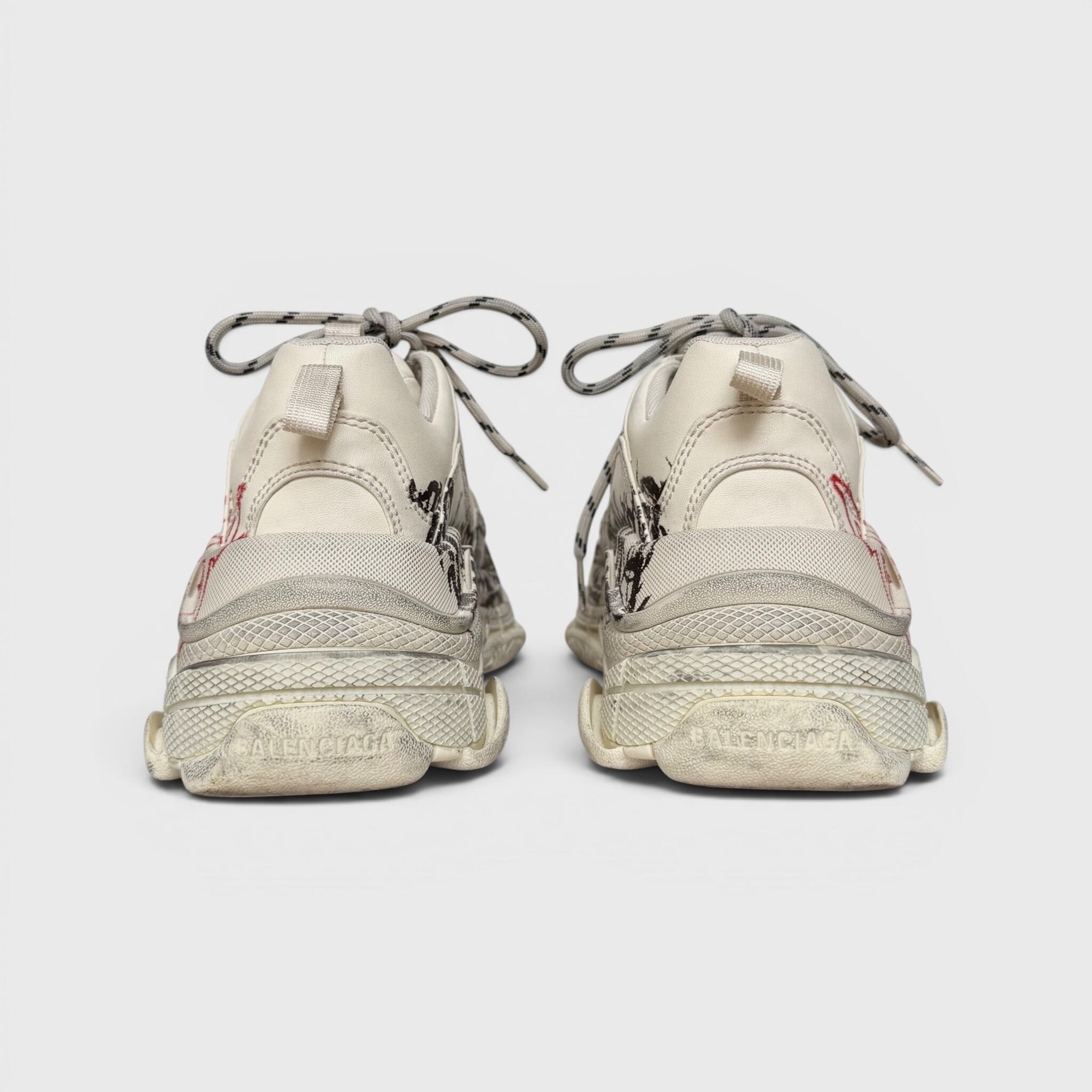 BALENCIAGA Triple S Graffiti Sneaker White 38 | BRAND RESORT