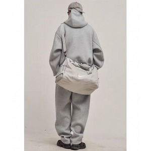 High neck zip hoodie 0544