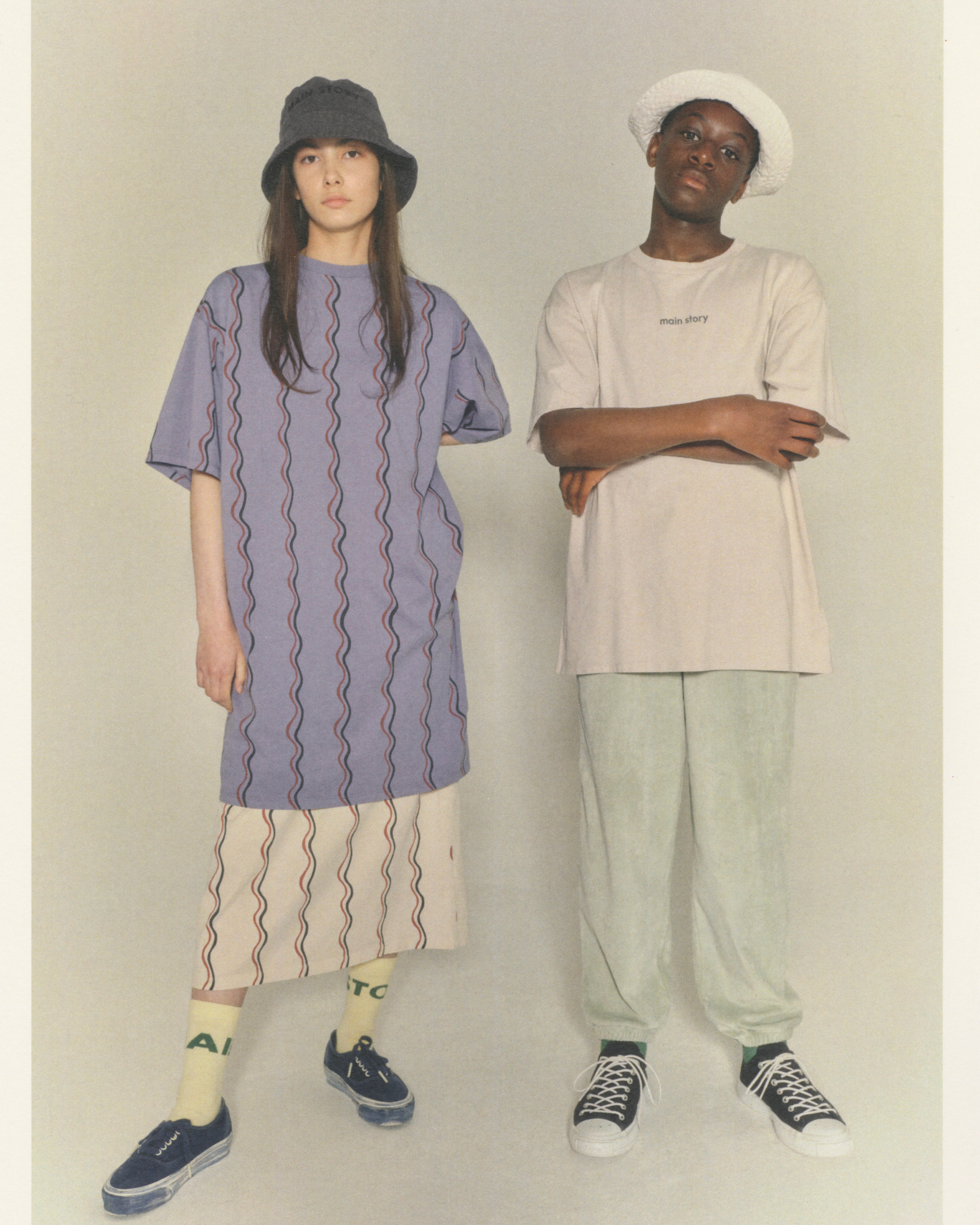 main story 2025SS》Tee Dress / Heron Squiggle | cirkel mote