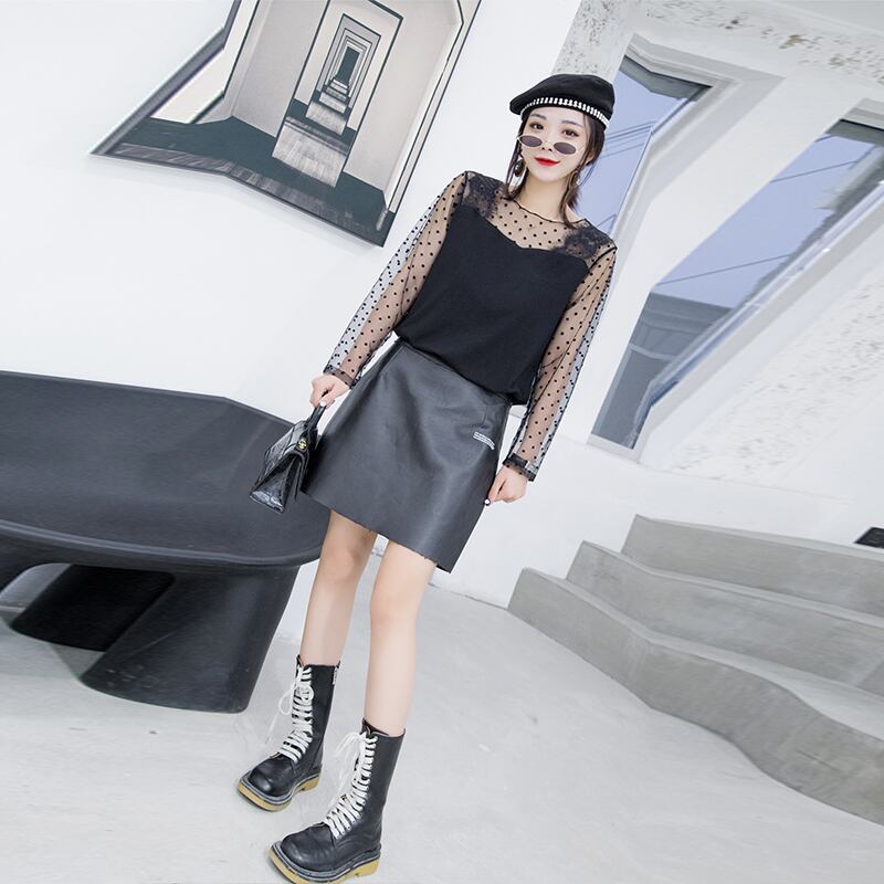 プラス脂肪プラスサイズの女性の200kg脂肪mmルーズ長袖Tシャツボトミングシャツカバーミートトッププラス脂肪増加ファッション ミックスインファッション41697565226