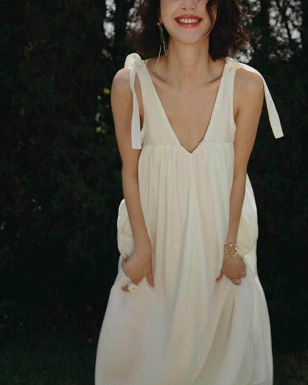 リボンストラップワンピース S24012