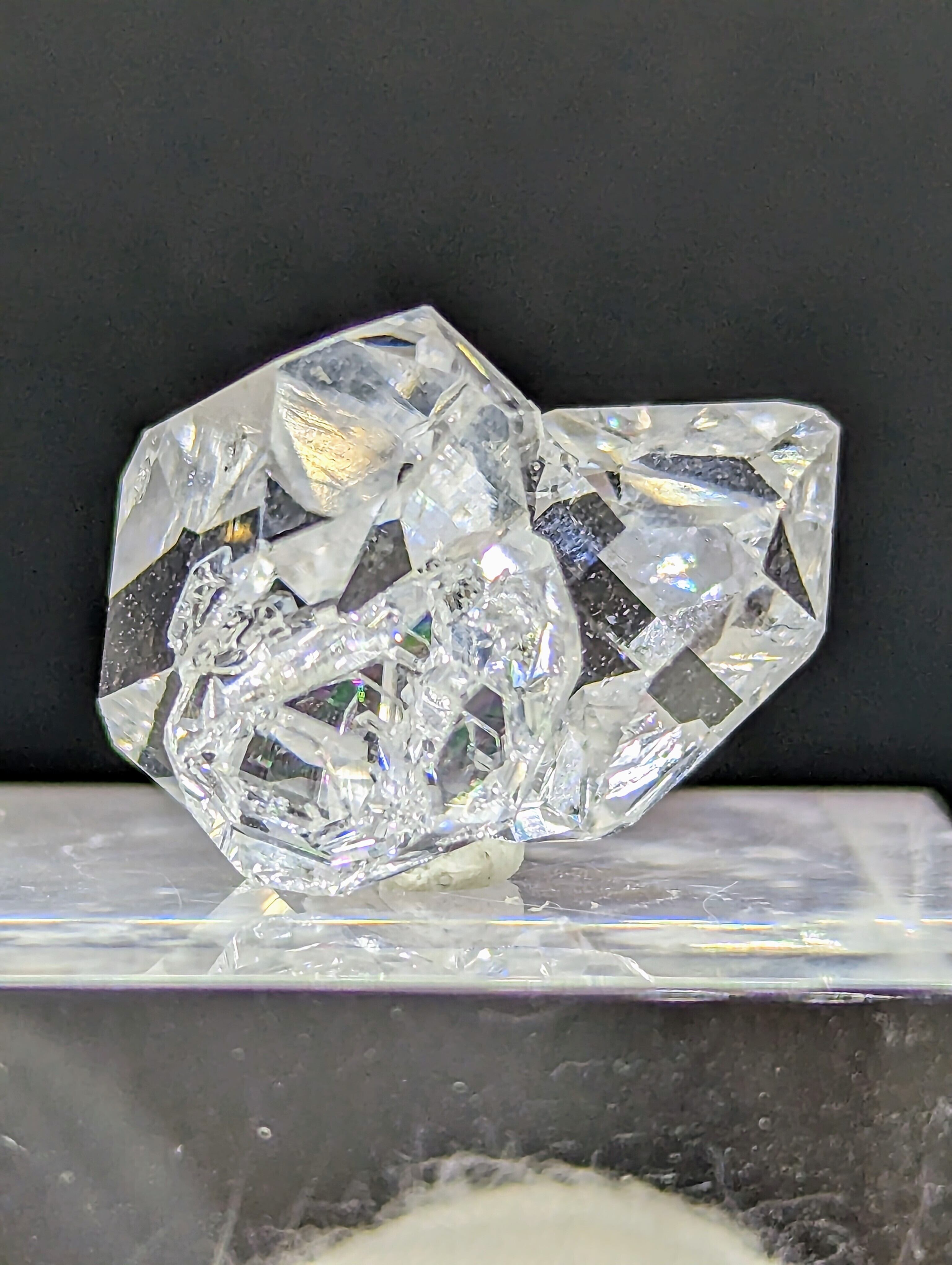 希少 ハーキマーダイヤモンド 大きな結晶 水晶 188g