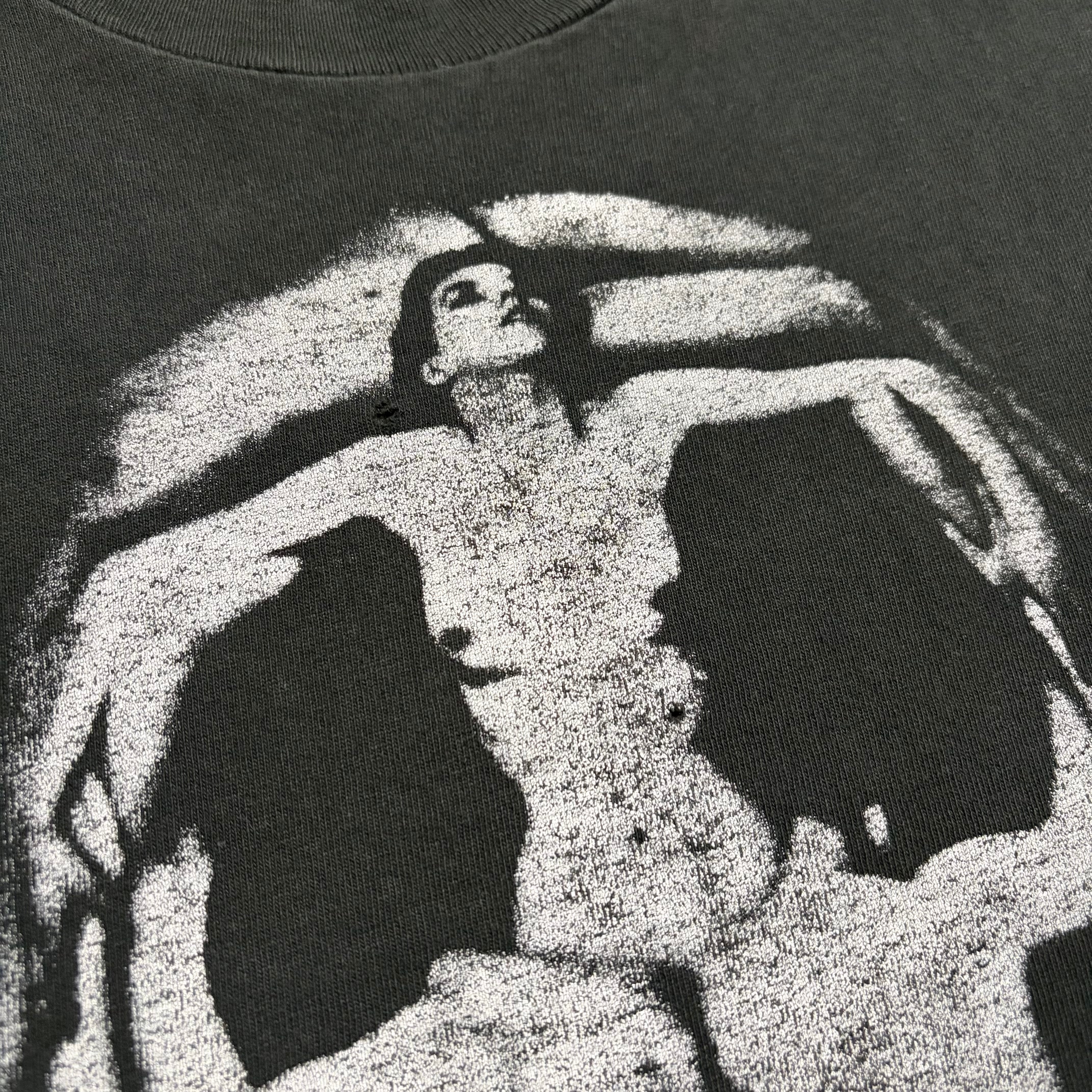 SALVADOR DALI 官能的な死 LARGE Vintage T-Shirt サルバドールダリ
