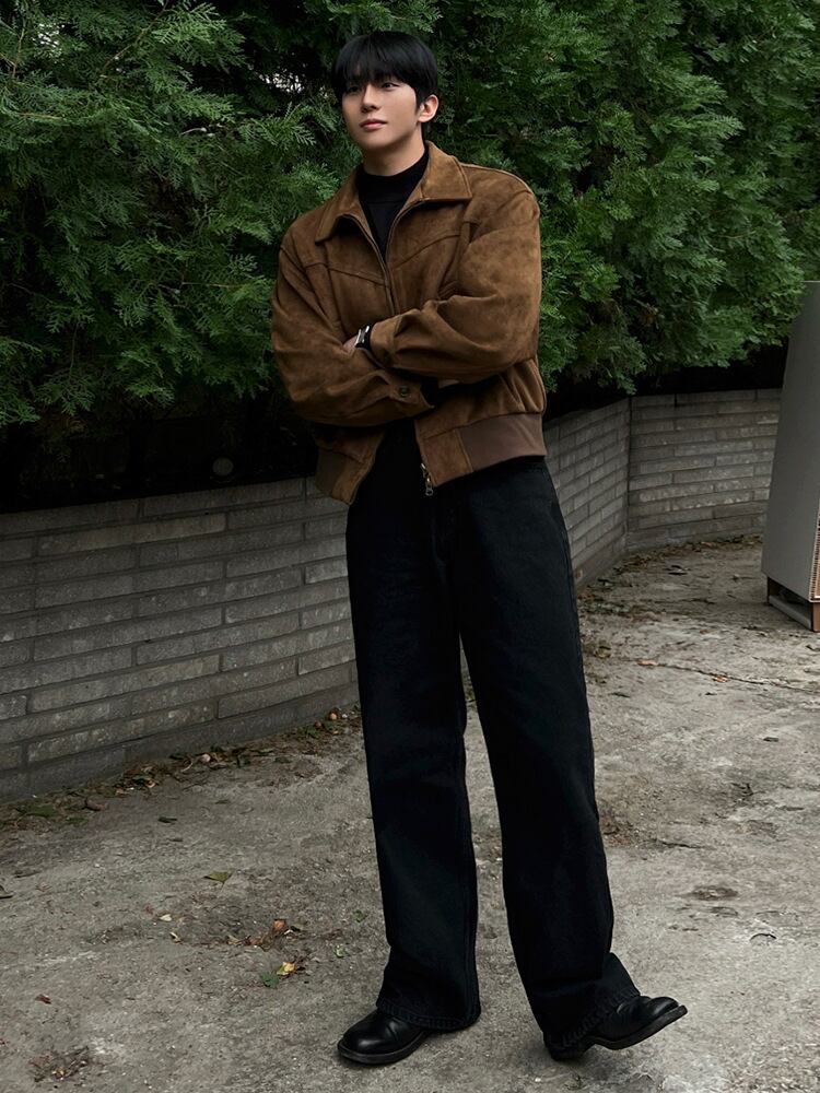 スエードタッチジップジャケット｜Suede Touch Zip Jacket 【k62】 | BC369