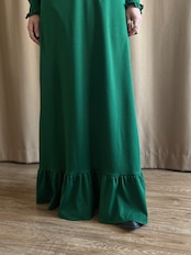 classical green import maxi dress-5115-12
