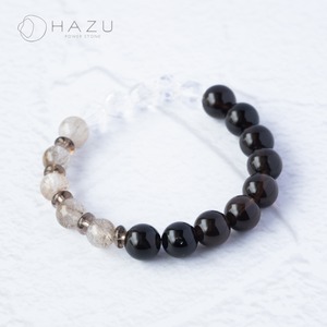 身を守り、道を開く［シルバールチルクォーツ／モリオン／水晶／スモーキークォーツ］