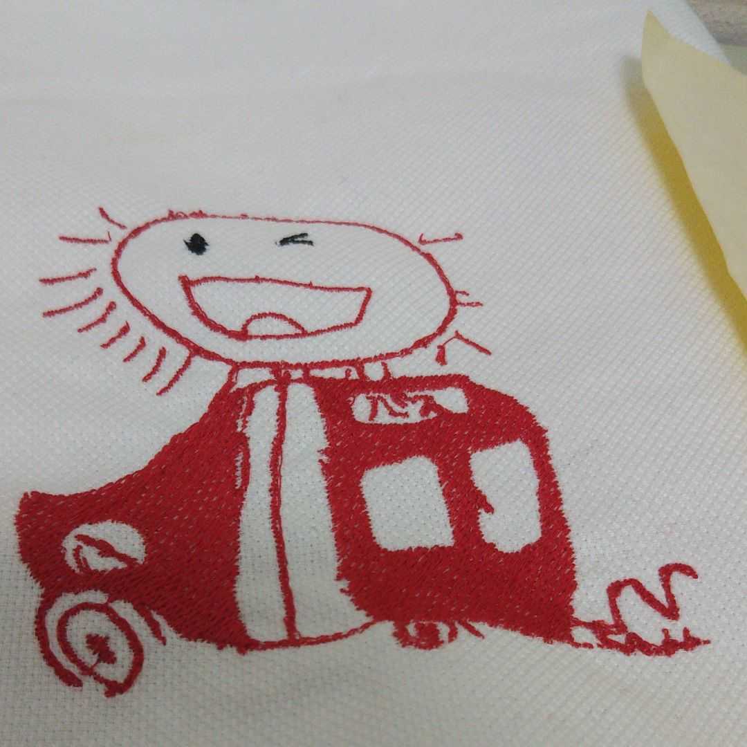 想い出お絵描きや、文字を刺繍致します(о´∀`о)｜スタイ・よだれかけ